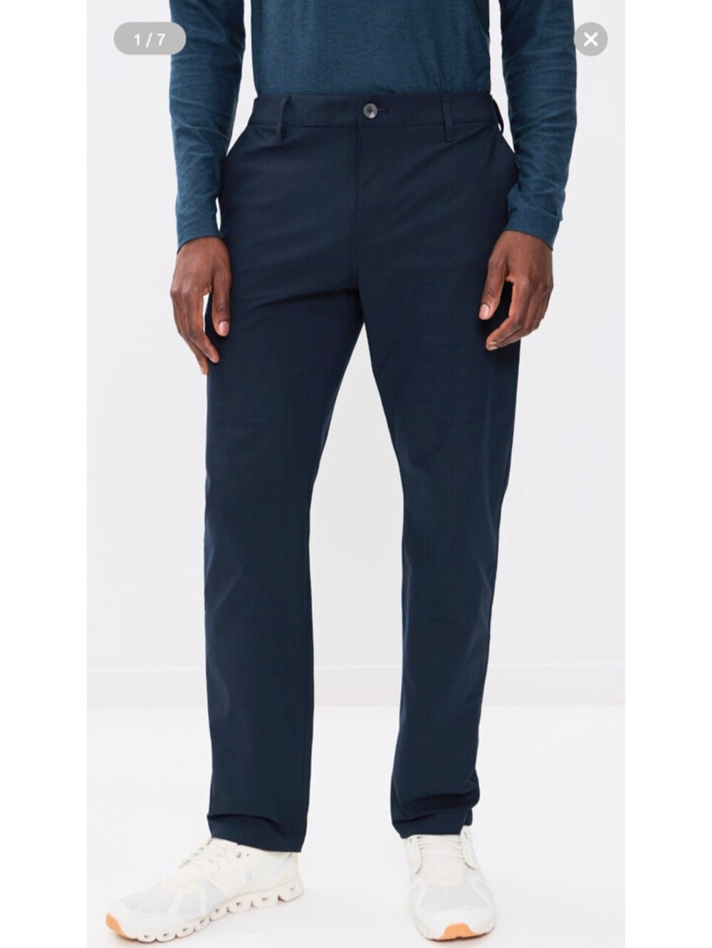 Vuori Pants Men 30 x 28 Navy V430 The Rise The Shine Stretch Lightweight Comfort
